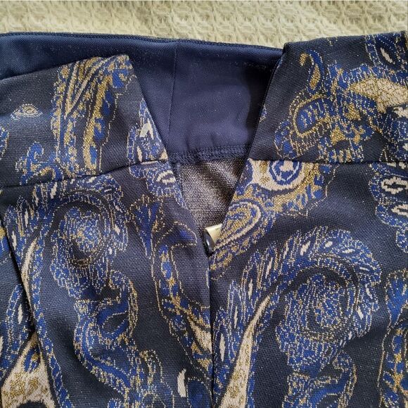 Anthropologie Maeve Maria Paisley Flare Pants Size 2 - Picture 6 of 10